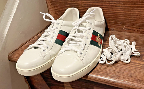 Gucci ace white leather - gucci, low