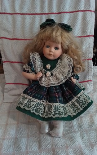 Porcelain doll - porcelain,