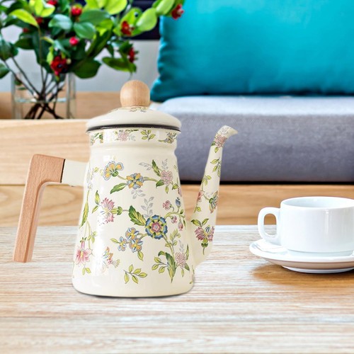 Enamel tea kettle - tea,