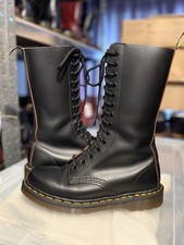 Dr Martens 1914 Made In England Vintage 14 Eye Hole  Black UK Size 6