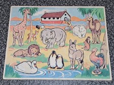 1972 vintage wooden jigsaw - vintage,