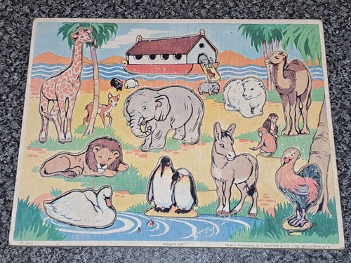 1972 vintage wooden jigsaw - 1972,