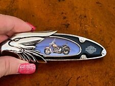 Harley-Davidson Franklin Mint Softail Motorcycle Collector's Knife With Case