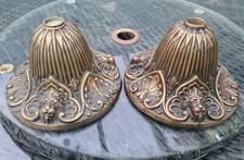 Pair Original Victorian Brass