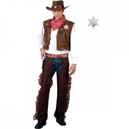 Adult western cowboy silver - western,