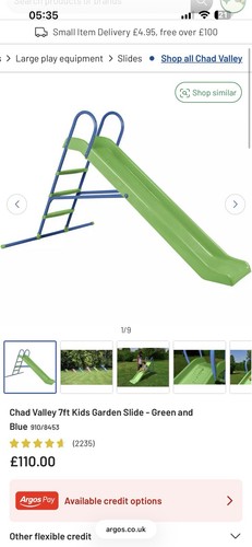 Chad valley 7ft plastic kids - chad,