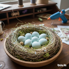 Decorative quail eggs - decorative,