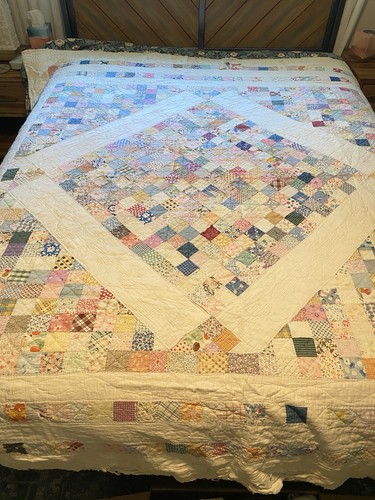 Vtg feedsack era postage - vtg,