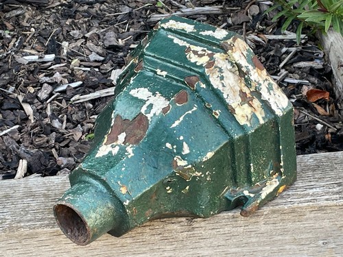 Antique vintage gutter cast - gutter,
