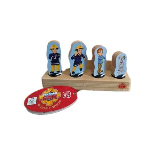 Brand new wooden fireman - brand,