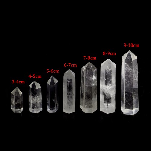 Natural crystal point wand - natural,