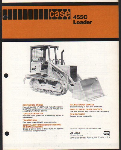 Case 455c crawler - case,