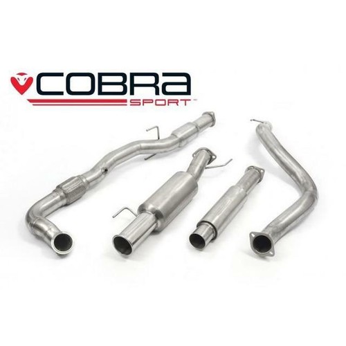 Cobra exhaust turbo back - cobra, 3"