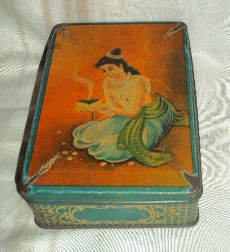 Vintage sweet toffee container - vintage,