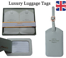 2 x Luxury Luggage Tags ID