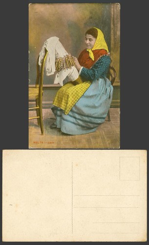Malta old colour postcard - malta, a