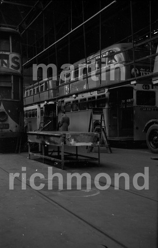 Bradford depot trolleybus - depot,