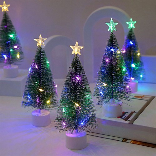Small mini christmas tree with - small,