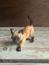 Vintage ceramic siamese cat - ceramic,