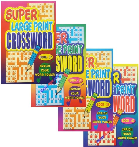 Set a4 crossword books - set, of