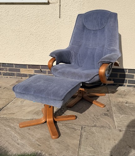Danish reclining swivel