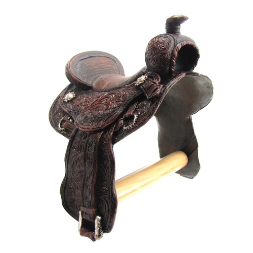 Western saddle toilet - saddle,