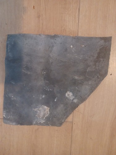 Scrap lead sheet flashing - sheet,