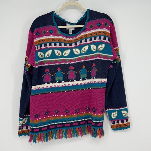 Blast folk art knit - blast,