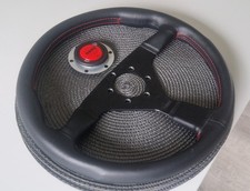 Momo MONTE CARLO Steering Wheel Black Leather 350mm