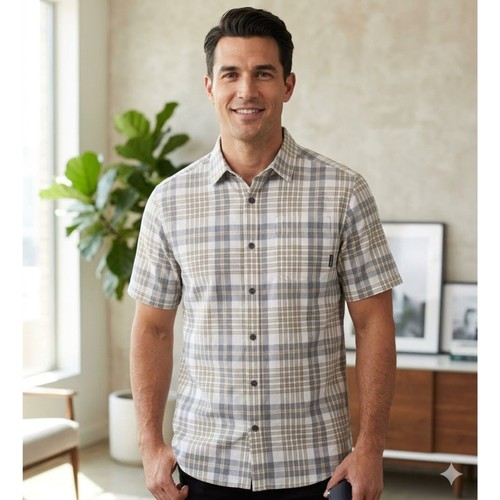 Columbia mens brown plaid - brown,