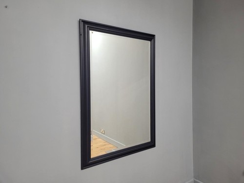 Pine framed wall mirror - wall,