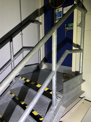 Galvanised steel straight - steel,
