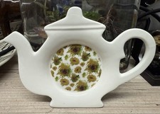 The National Gallery Teapot Shaped Tea Bag Tidy Vincent Van Gogh Sunflowers 