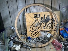 Antique Wood Wheel Sulky Cart