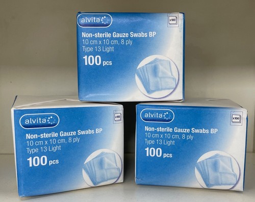 Alvita non sterile gauze - non-sterile, swabs