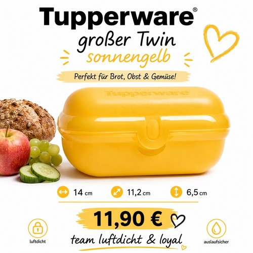 Tupperware twin lunch boxes - , 1