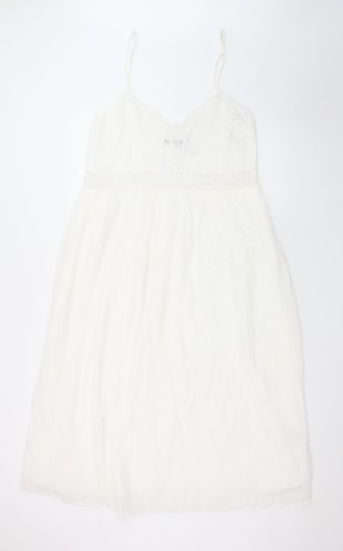 Zara women white - lace, slip