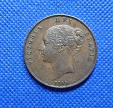 1858 Penny Victoria British