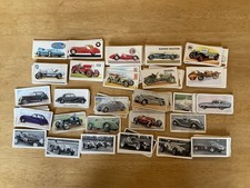 Motor Racing And Cars Cigarette Cards 1940s - 60s