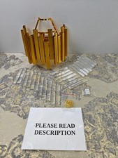 FRIXCHUR Gold Crystal Wall Lights 3 Tiers Crystal Wall Sconces Lights Bedside Wa