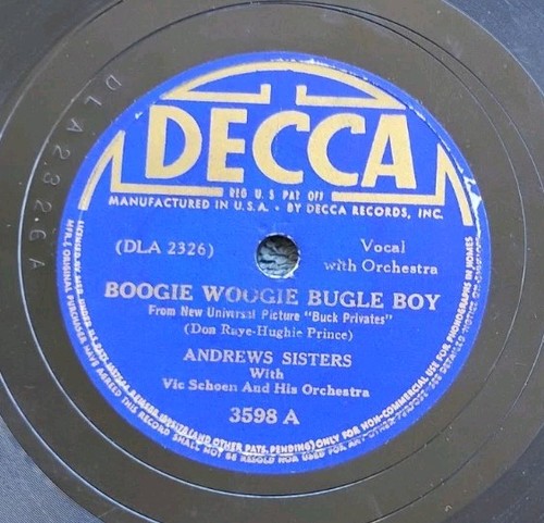 Boogie woogie bugle boy - boogie,