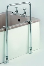 Chrome Plated Swedish Bath Rail Support Handle Disability Aid