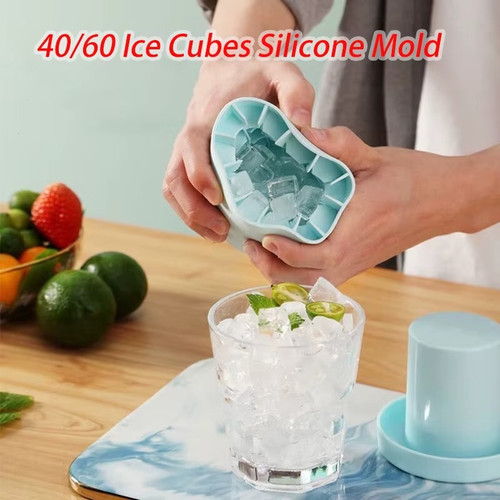 Ice cubes silicone mold - cubes,