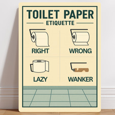 Funny Toilet Roll Bathroom