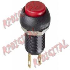 12V PUSH BUTTON ROUND MICRO SWITCH WITH RELEASE FOR CAR MOTORCYCLE CAMPER BOAT