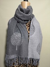 Beige Scarf Long Soft Mulberry