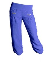 Womens Linen Pants 3-Button