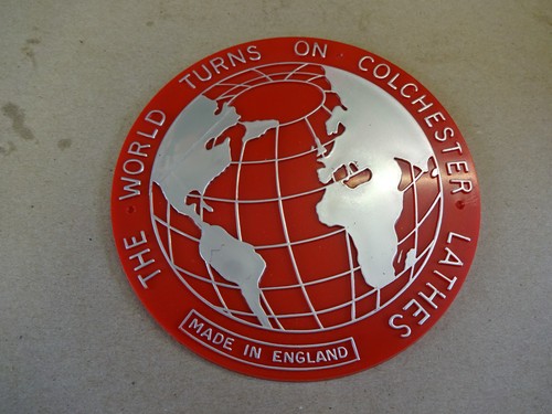 Colchester lathe badge the - colchester,
