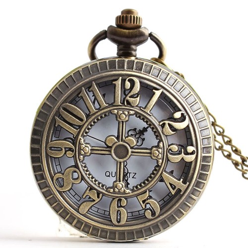 Vintage bronze quartz pocket - vintage,