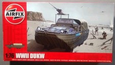 DUKW WWII amphibious vehicle 1/76 Airfix kit A02316 pre-owned 